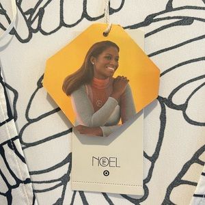 Fe Noel × Target Sketch Palm Leaf Print Ruffle
Trim Cover Up Dress